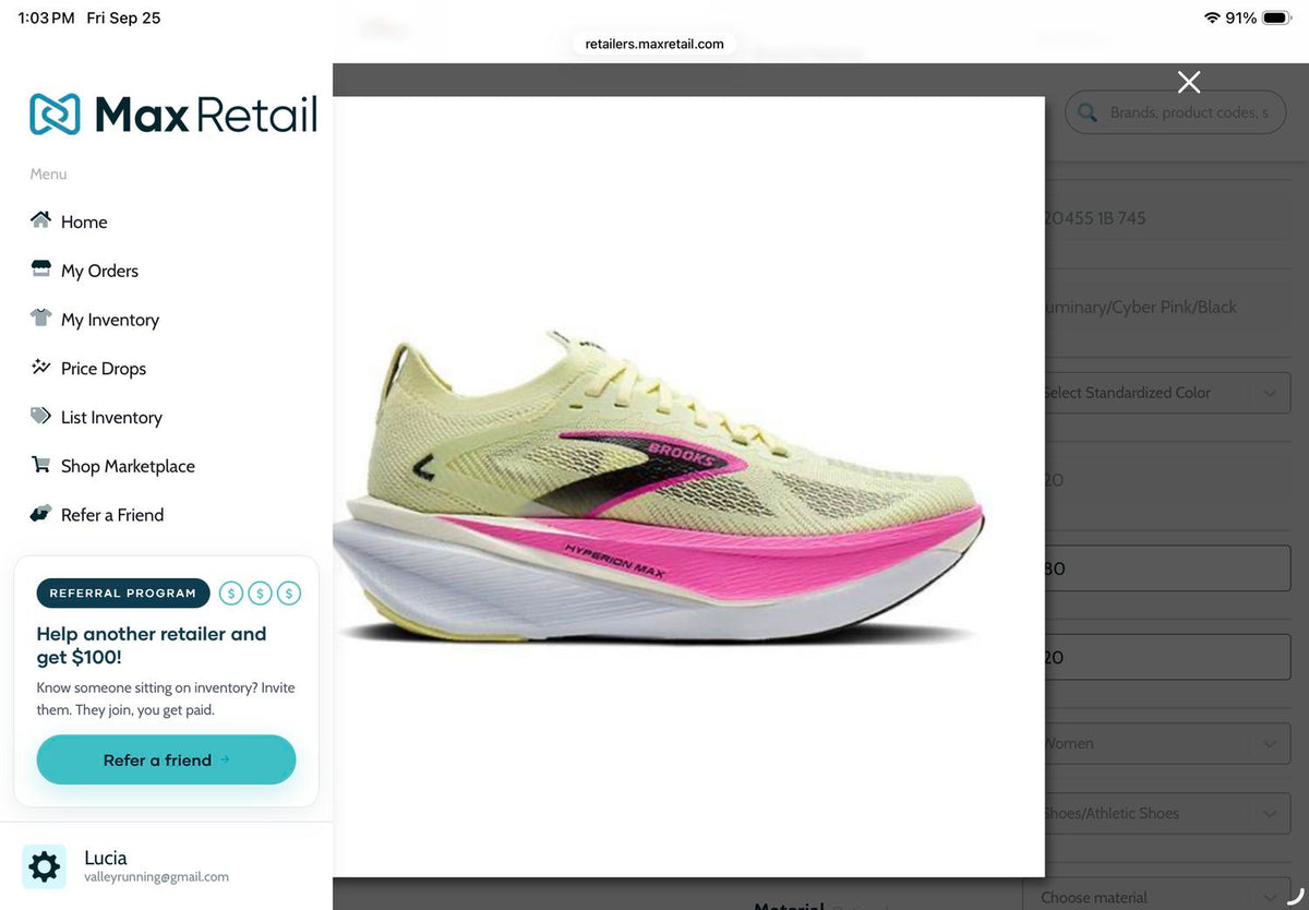 Brooks - Hyperion Max 3