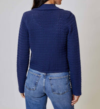 Design History - Long Sleeve Loose Knit Blazer