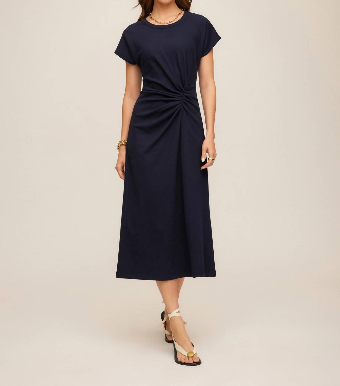 Fifteen Twenty - Women's Aveline Side-twist Midi Dress