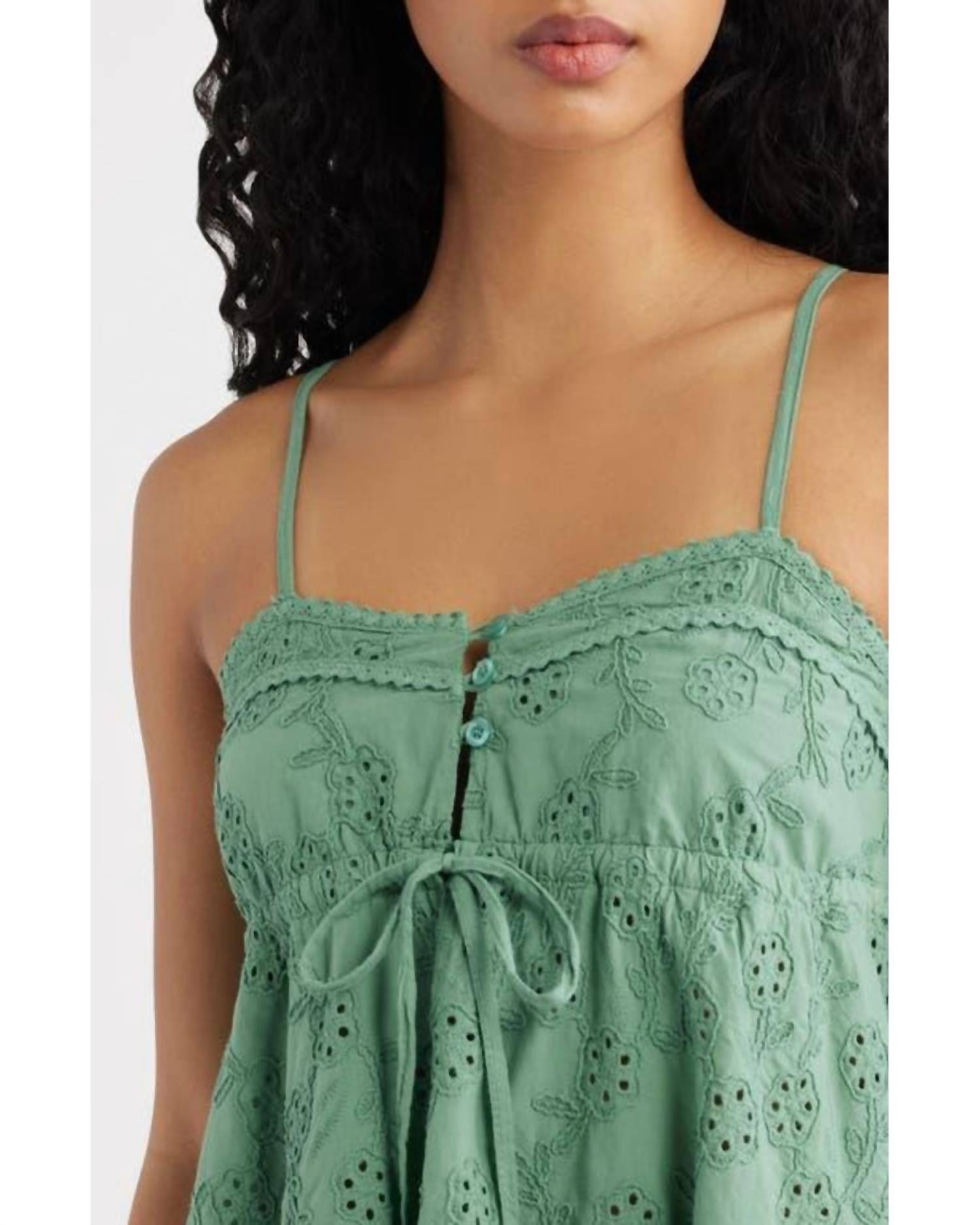 DELUC amore dress in green - women's dress - alternate view