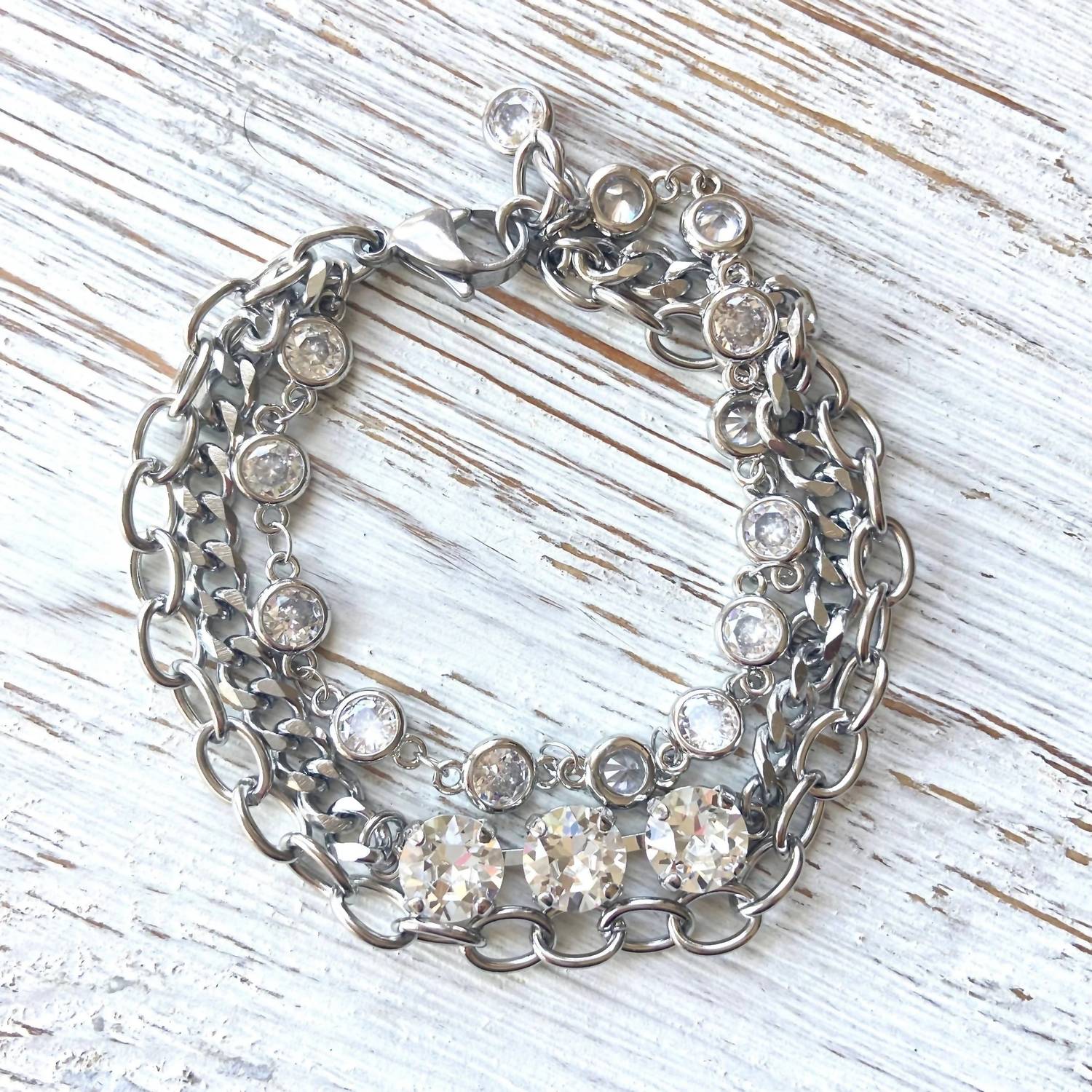 Vb & Co. - Women's Triple Layered Bracelet
