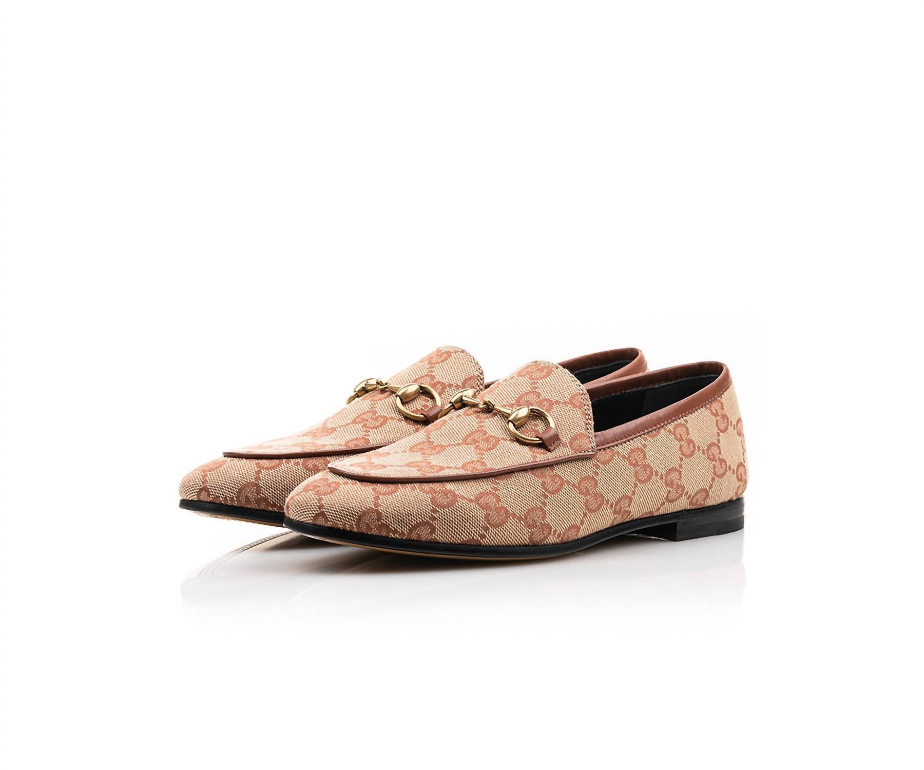 Gucci - Women's Jordaan Gg Canvas Loafer