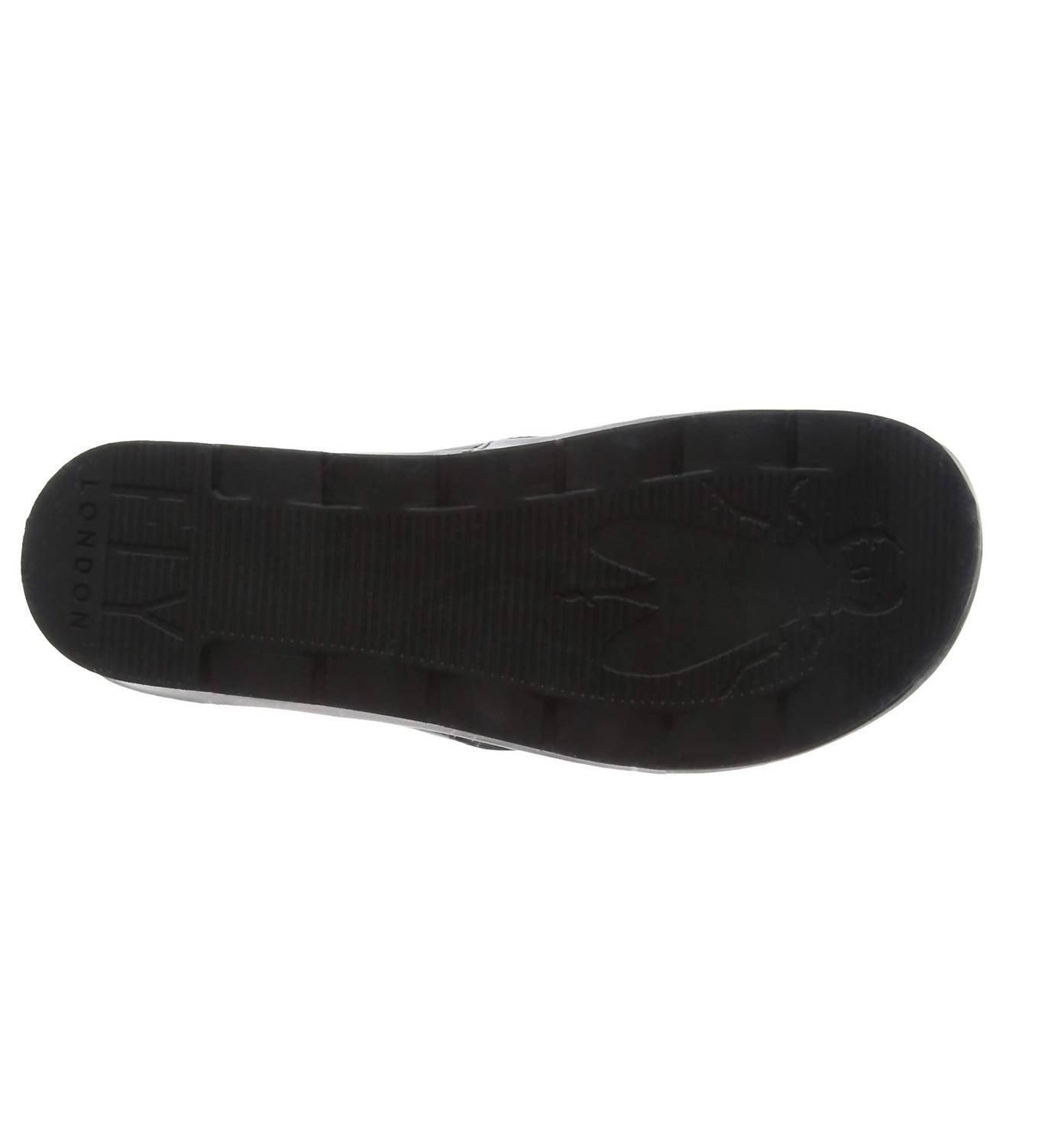 FLY LONDON Women's Begs Slide Sandal in black - women's sandal - view 6