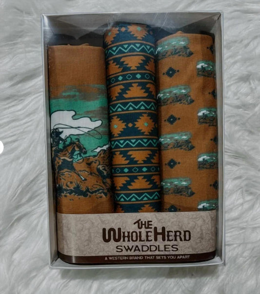 The Whole Herd - Infant Unisex Swaddle