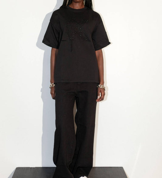 Knotwtr - Rhinestone Short Sleeve K-shirt