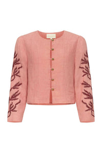 Carolina K - Ali Embroidered Sleeves Jacket