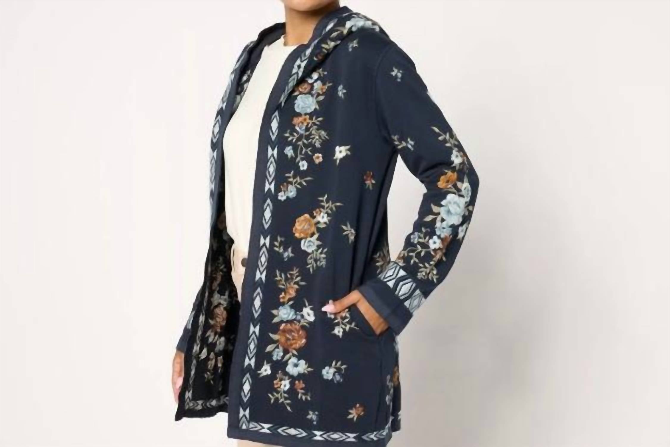 Driftwood - Shelly Embroidered Cardigan