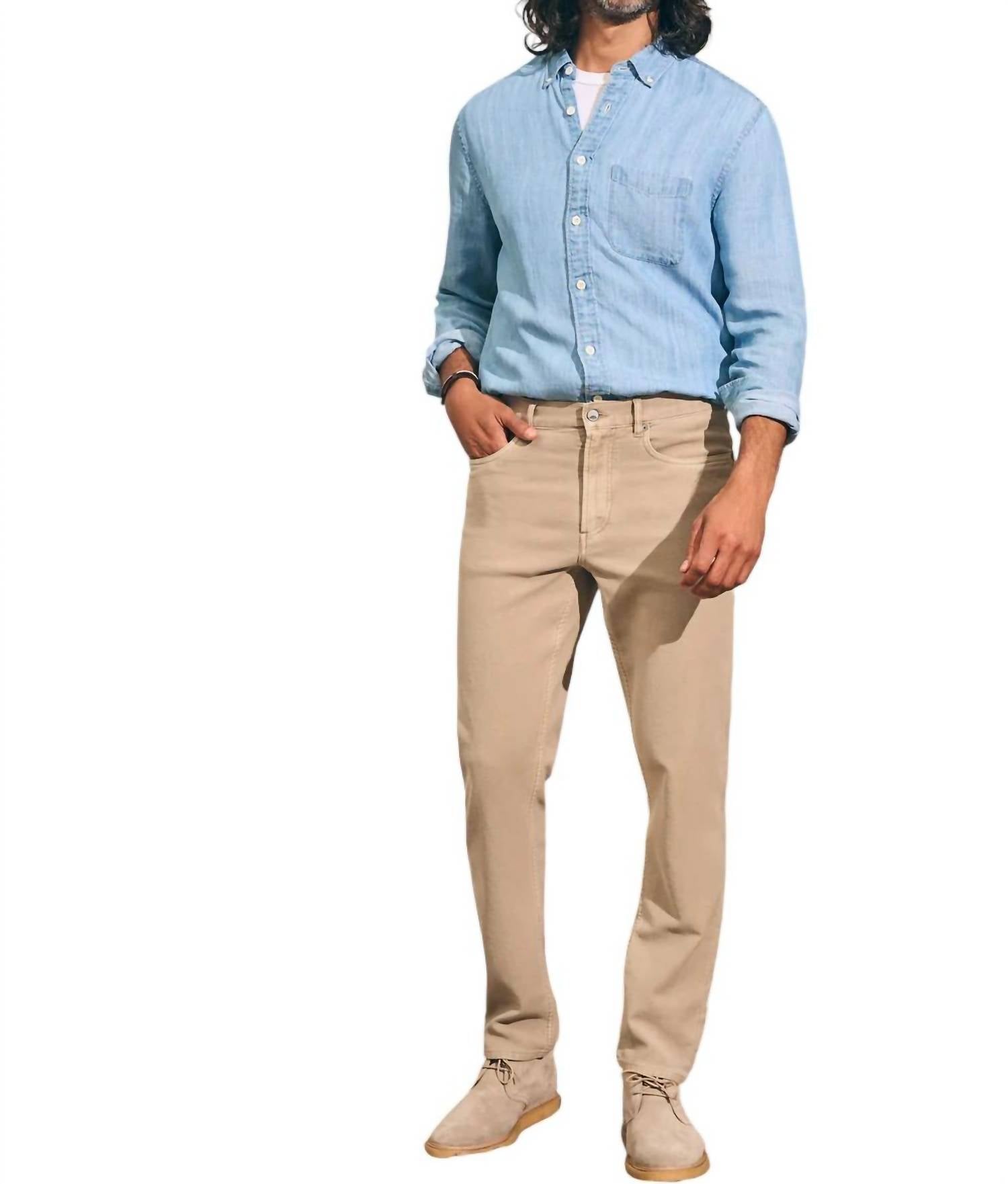 Faherty - Stretch Terry 5-Pocket Pants