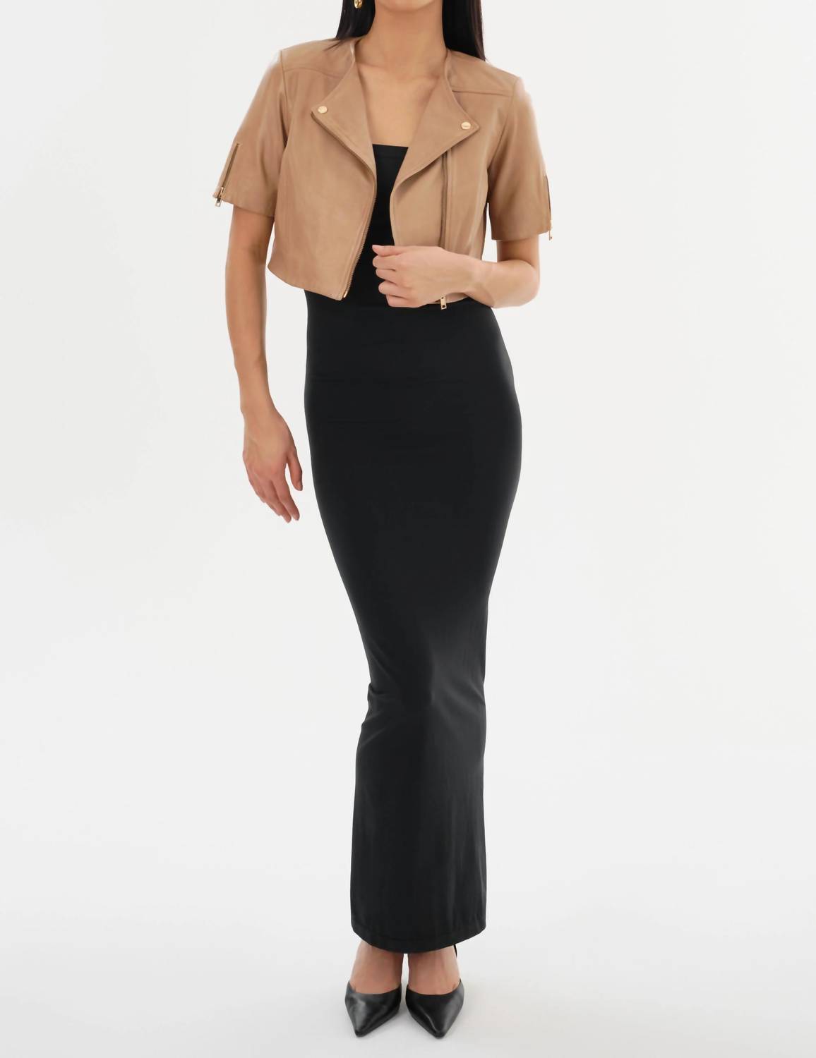 Lamarque - Kirsi Cropped Biker Jacket