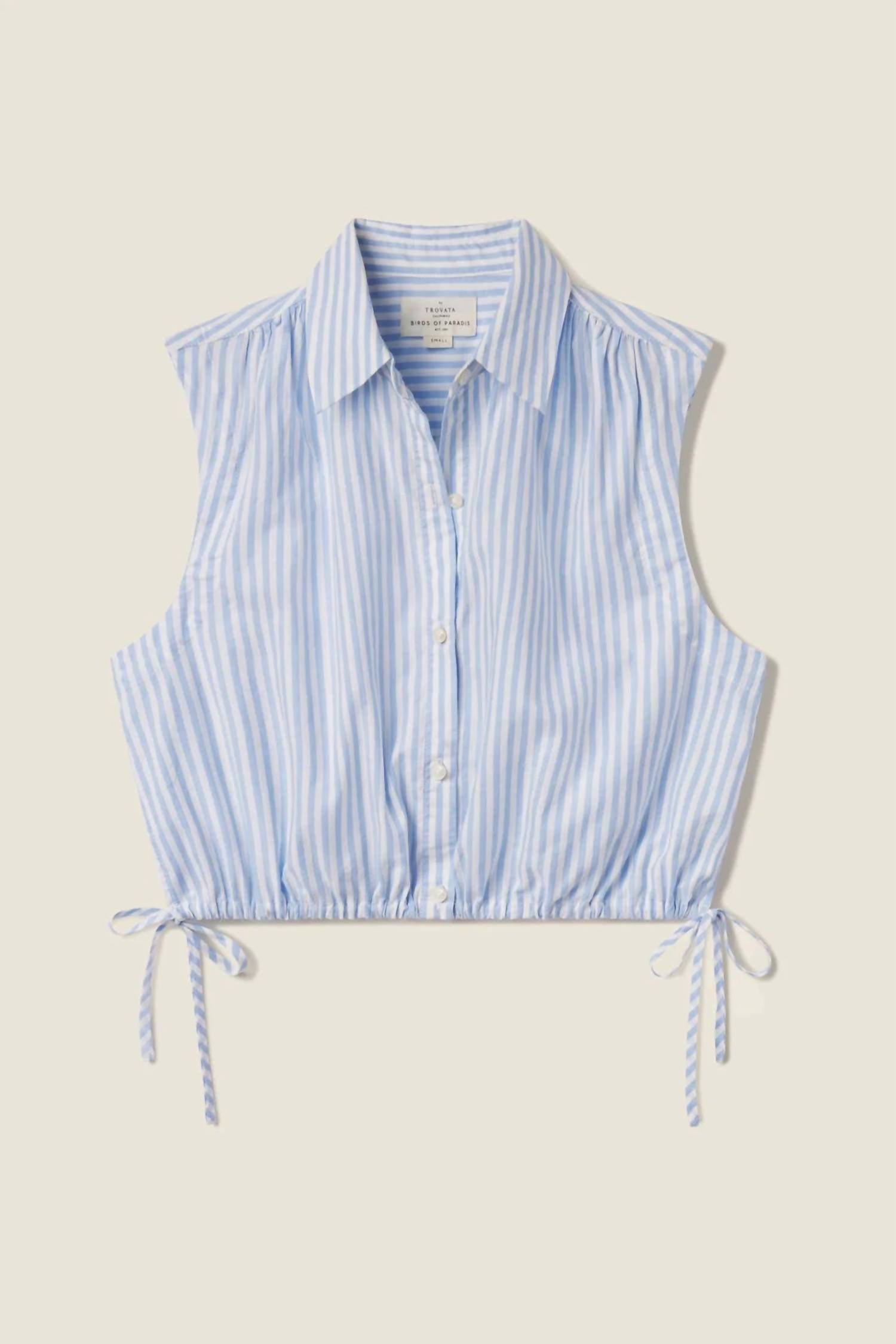 Trovata - Ivy Shirt In Coastal Stripe