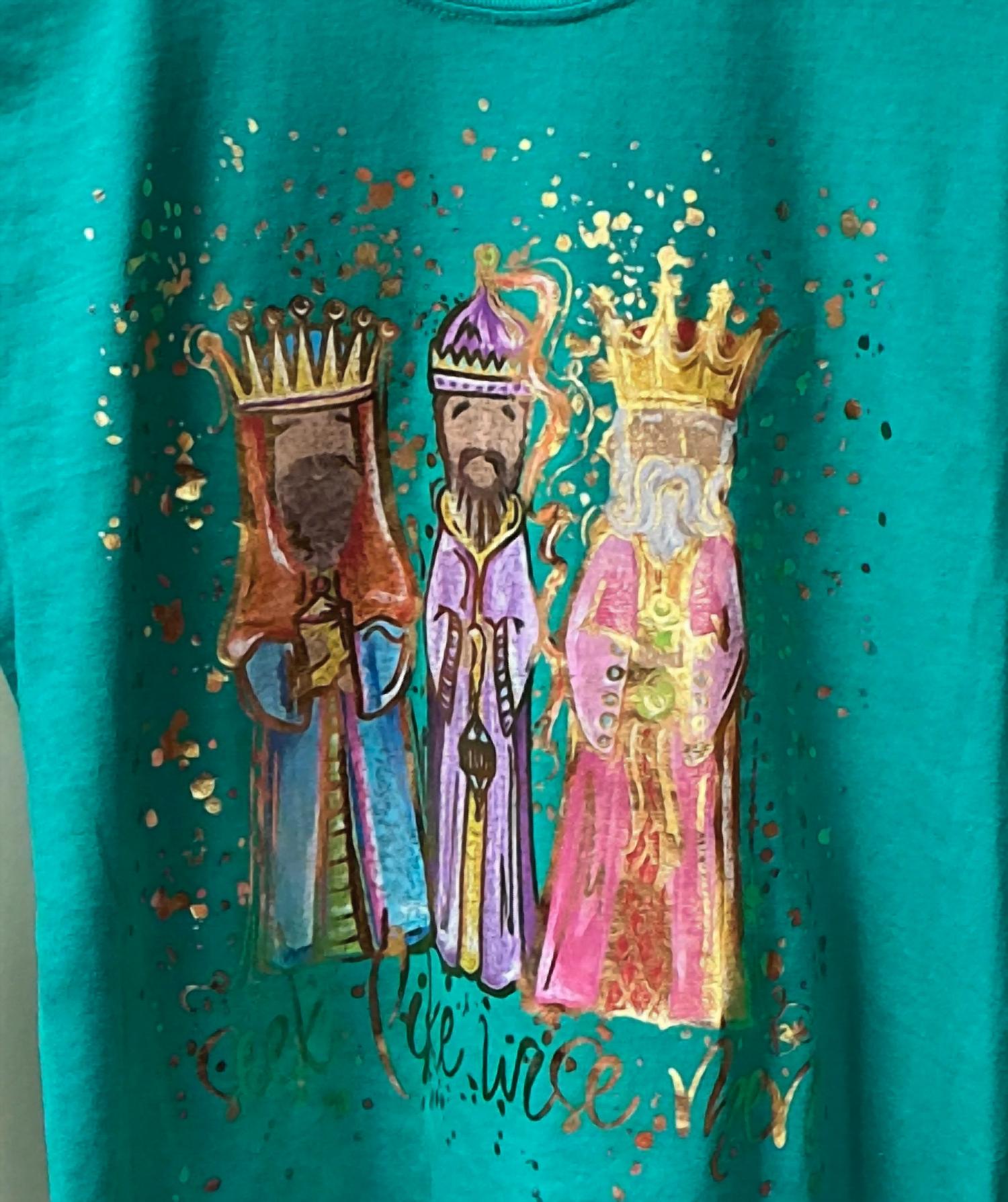 Rachel Brooks Design - Women's Foil Wisemen Long Sleeve Tee