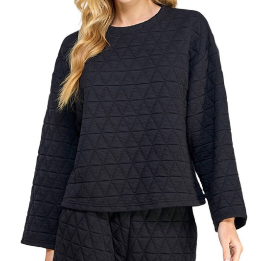 See And Be Seen - QUILTED LONG SLEEVE TOP