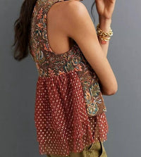Eva Franco - Jacquard Sleeveless Top