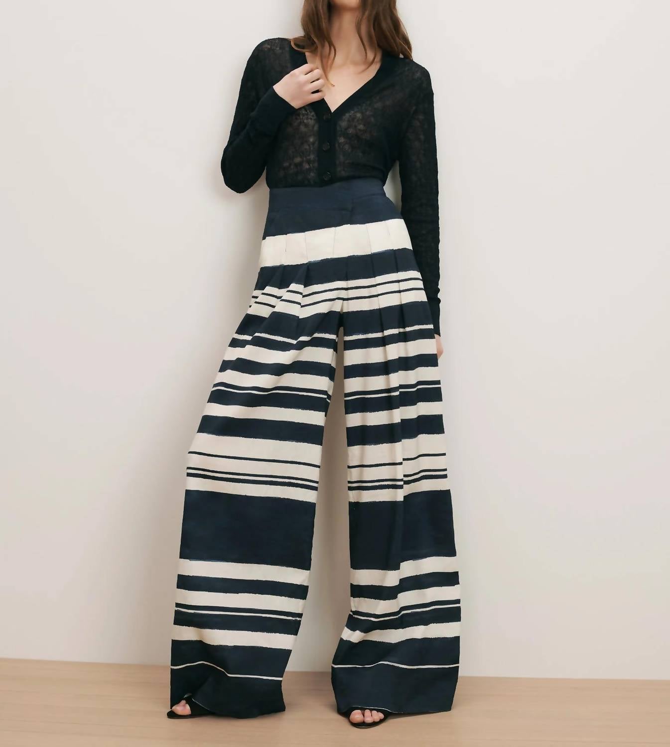 Veronica Beard - Heron Crossover Waistband Pants