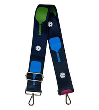 AHDORNED Women's Sports Guitar Straps in navy pickleball paddle - women's item
