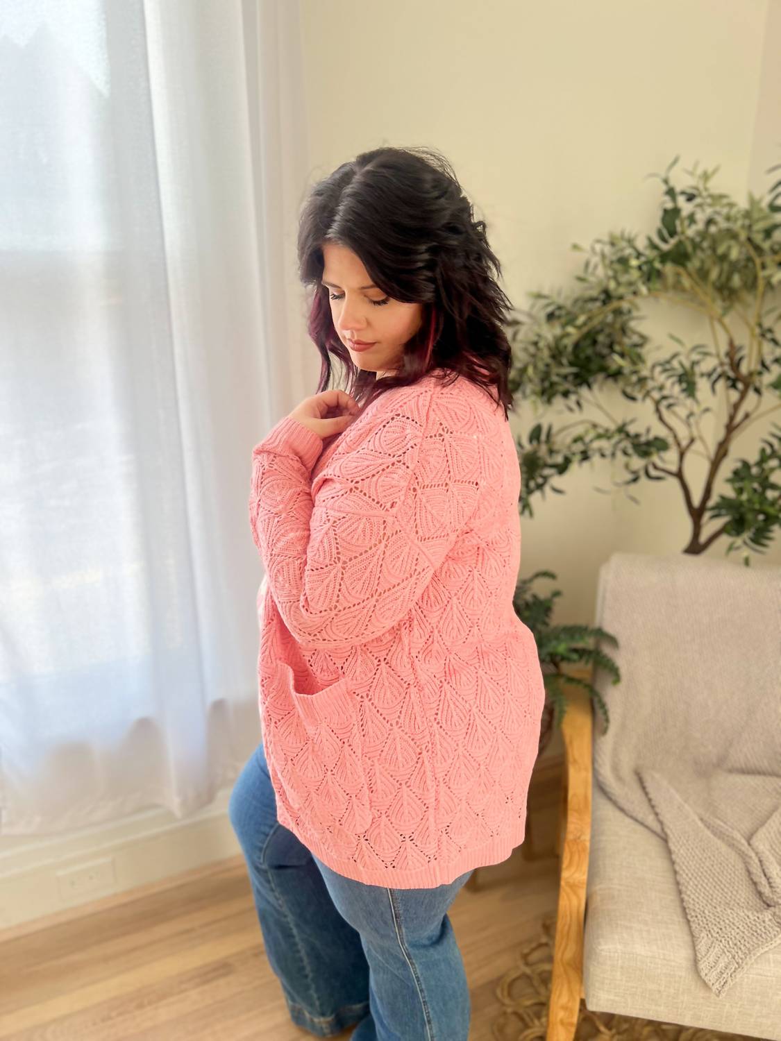 Michelle Mae - Open Knit Cardigan