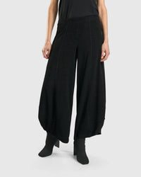 ALEMBIKA Jacquard Punto Pants in black - women's pants