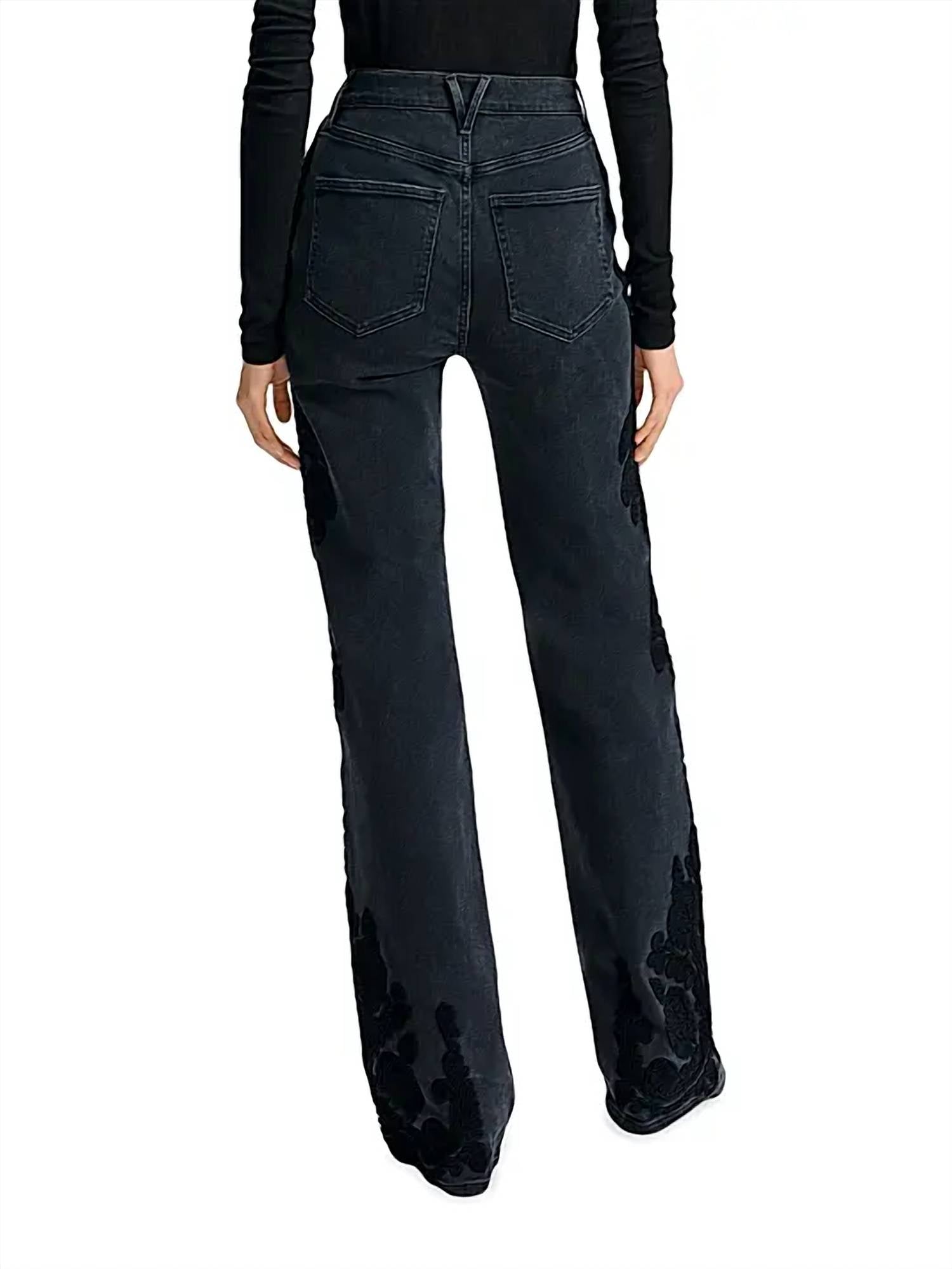 Veronica Beard - Crosbie High Rise Wide Leg Jeans