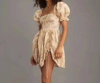 Selkie - Anthropologie Selkie Puff-sleeve Mini Dress
