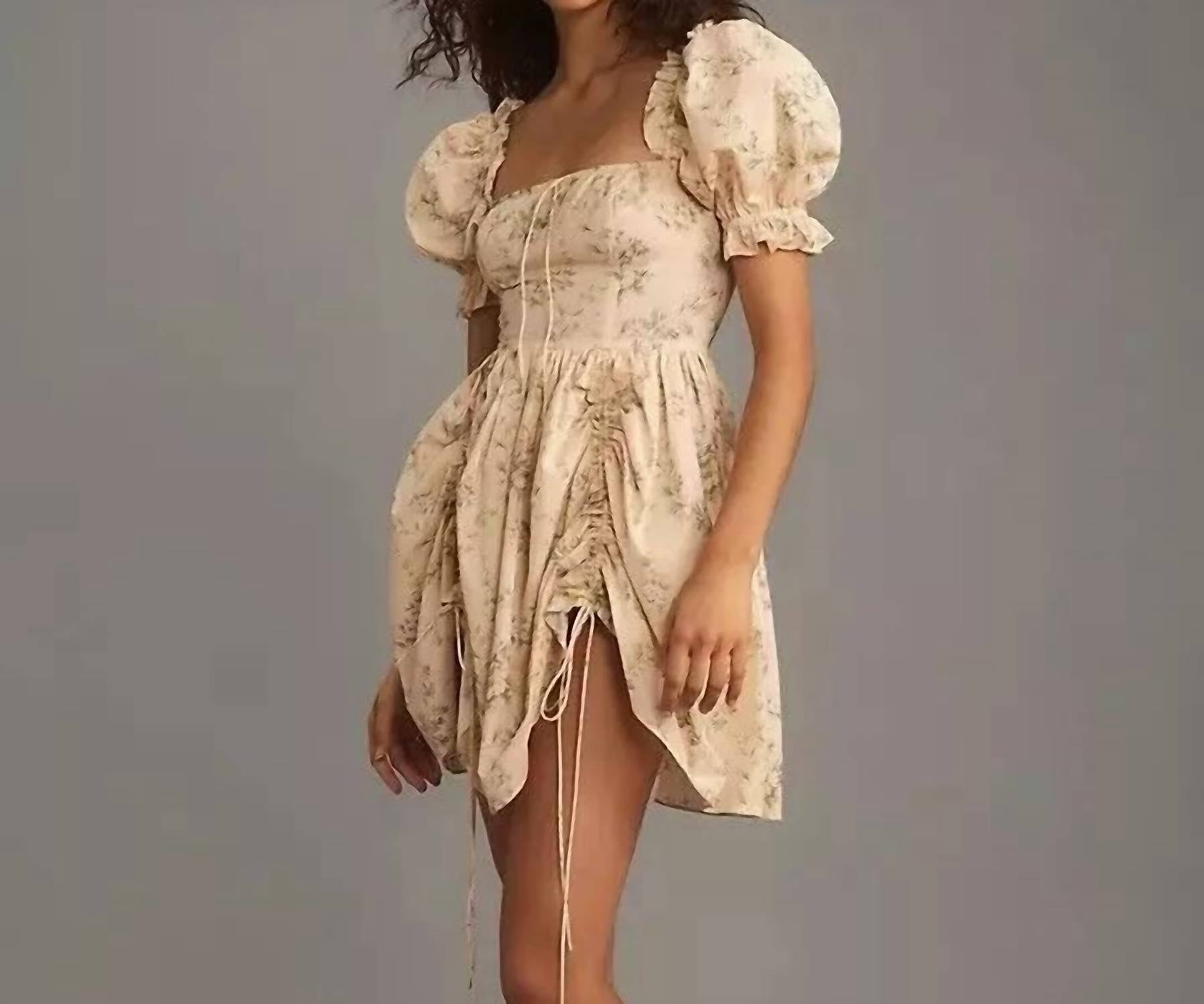 Selkie - Anthropologie Selkie Puff-sleeve Mini Dress