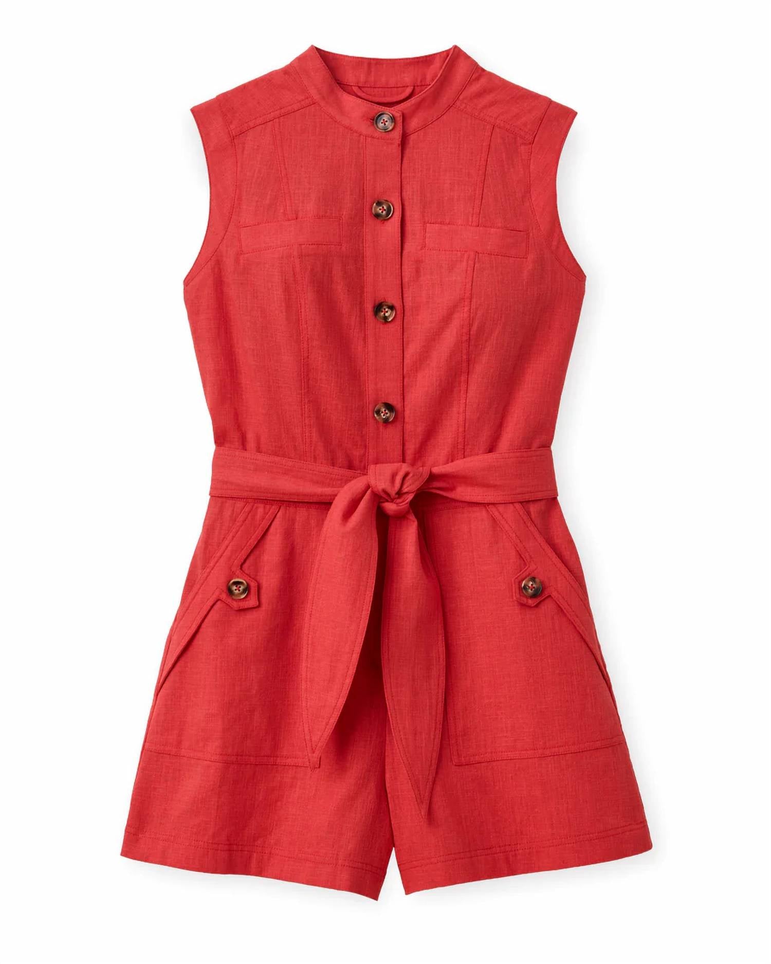 Cartolina Nantucket - Rachel Sleeveless Romper