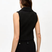 Ganni - Bonded Crepe Vest