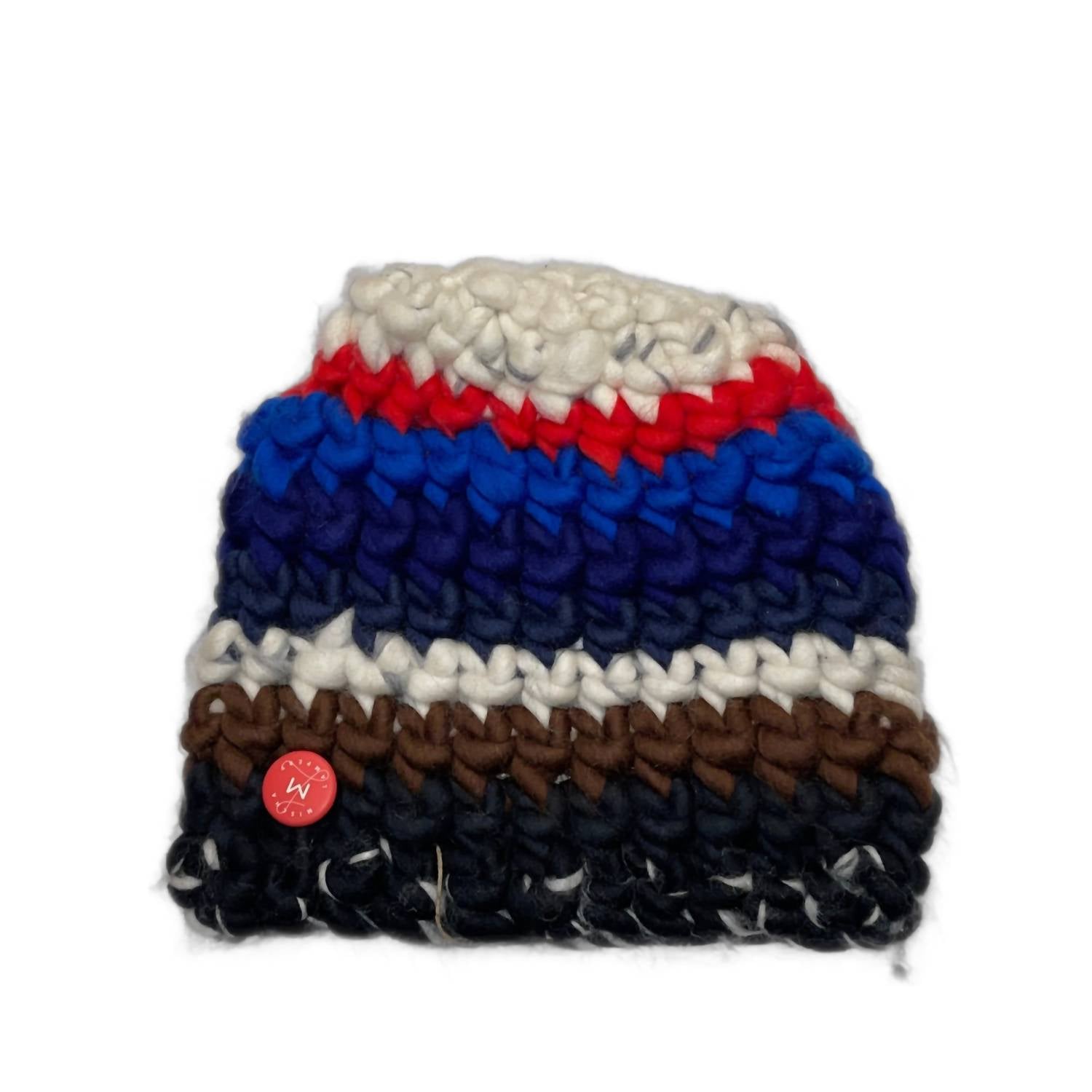 Mischa Lampert Women's Deep Stripe No Pom Beanie in ski stripe - women's hat