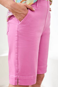 Tribal - PULL ON BERMUDA WITH TOPSTITCH