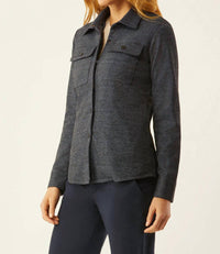 Ecru - Shirt Jacket with Zip-Out Liner