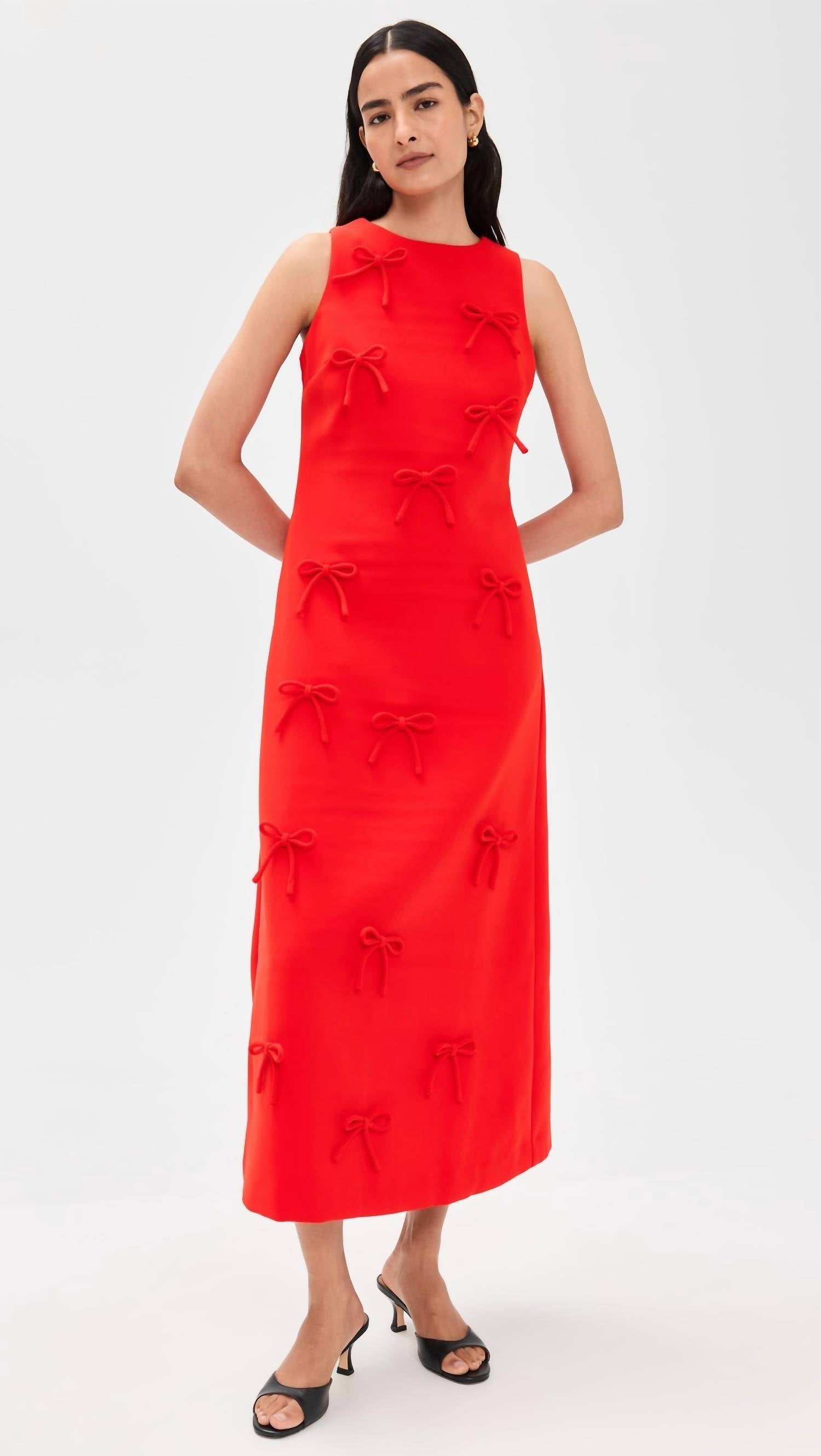 English Factory - Bow Detailed Midi Dress