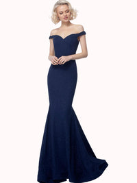 Jovani - Off The Shoulder Prom Dress