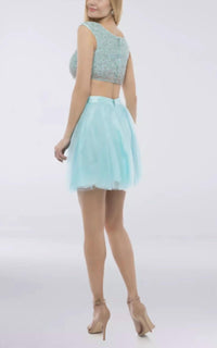 Terani Couture - 2pc Skirt With Beaded Top