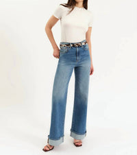 Daze - Far Out High Rise Wide Leg Jeans