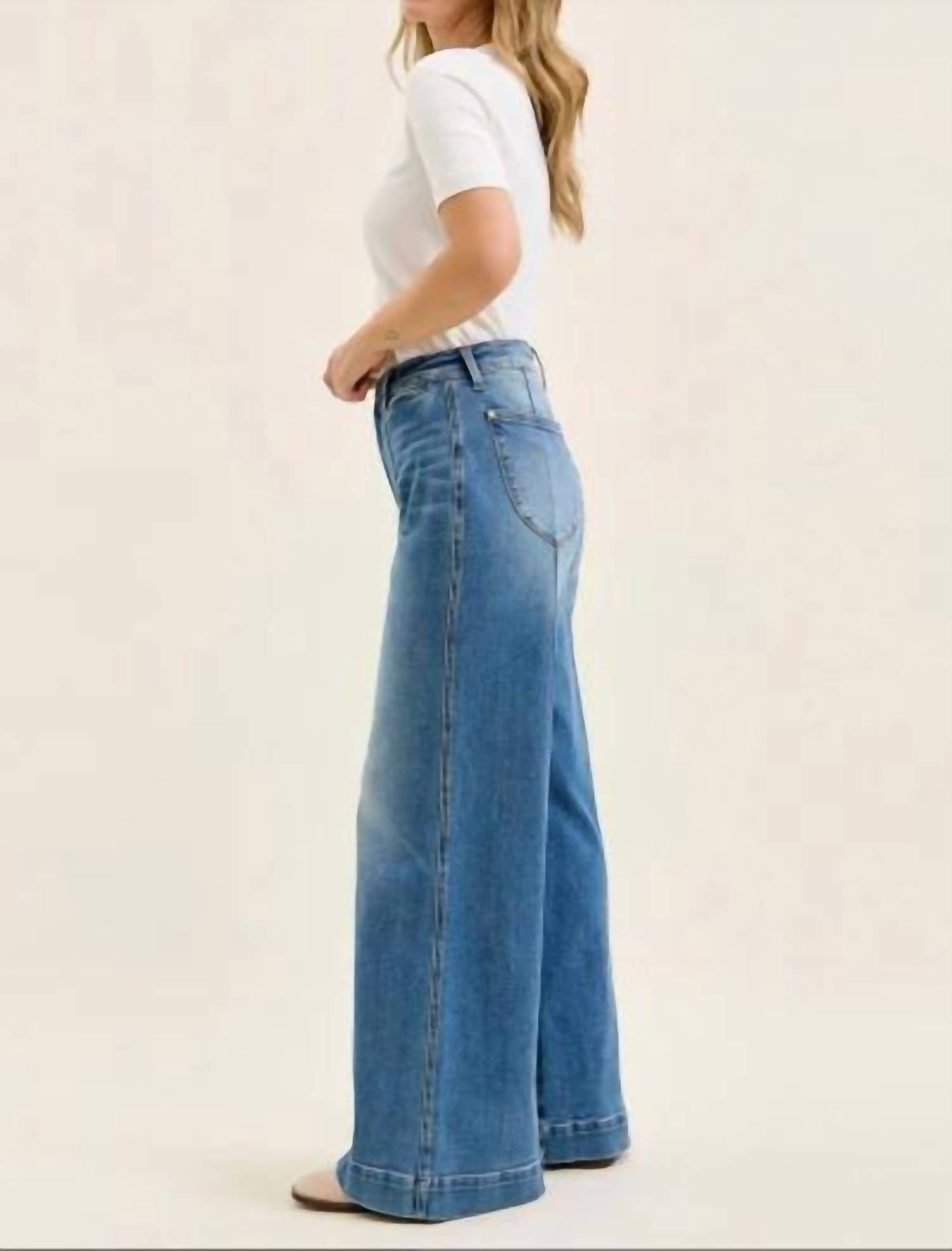Judy Blue - High Waisted Liza Palazzo Jean