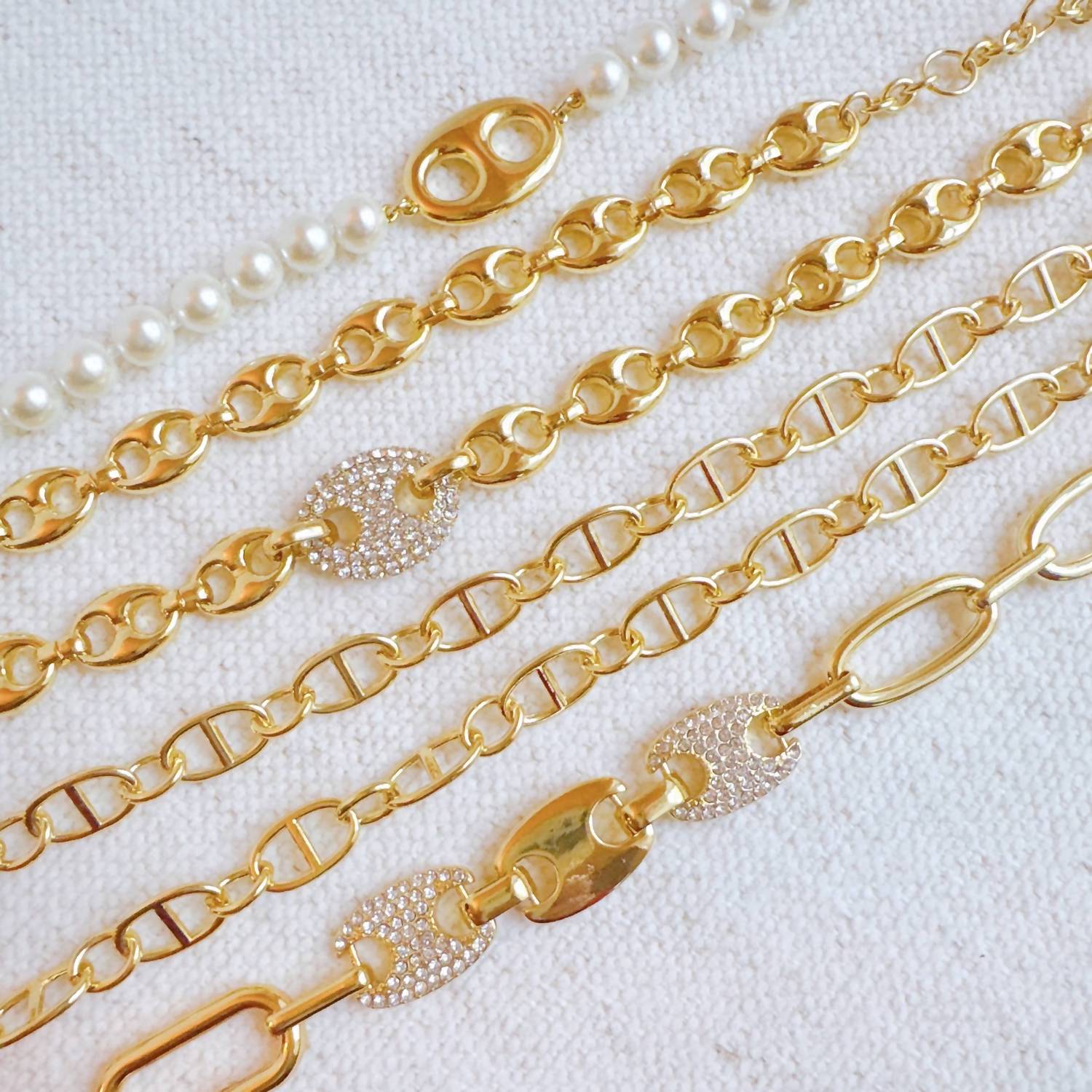 Ellison+Young Women's Horse Bit Long Chain Necklace in gold - women's jewelry - view 8