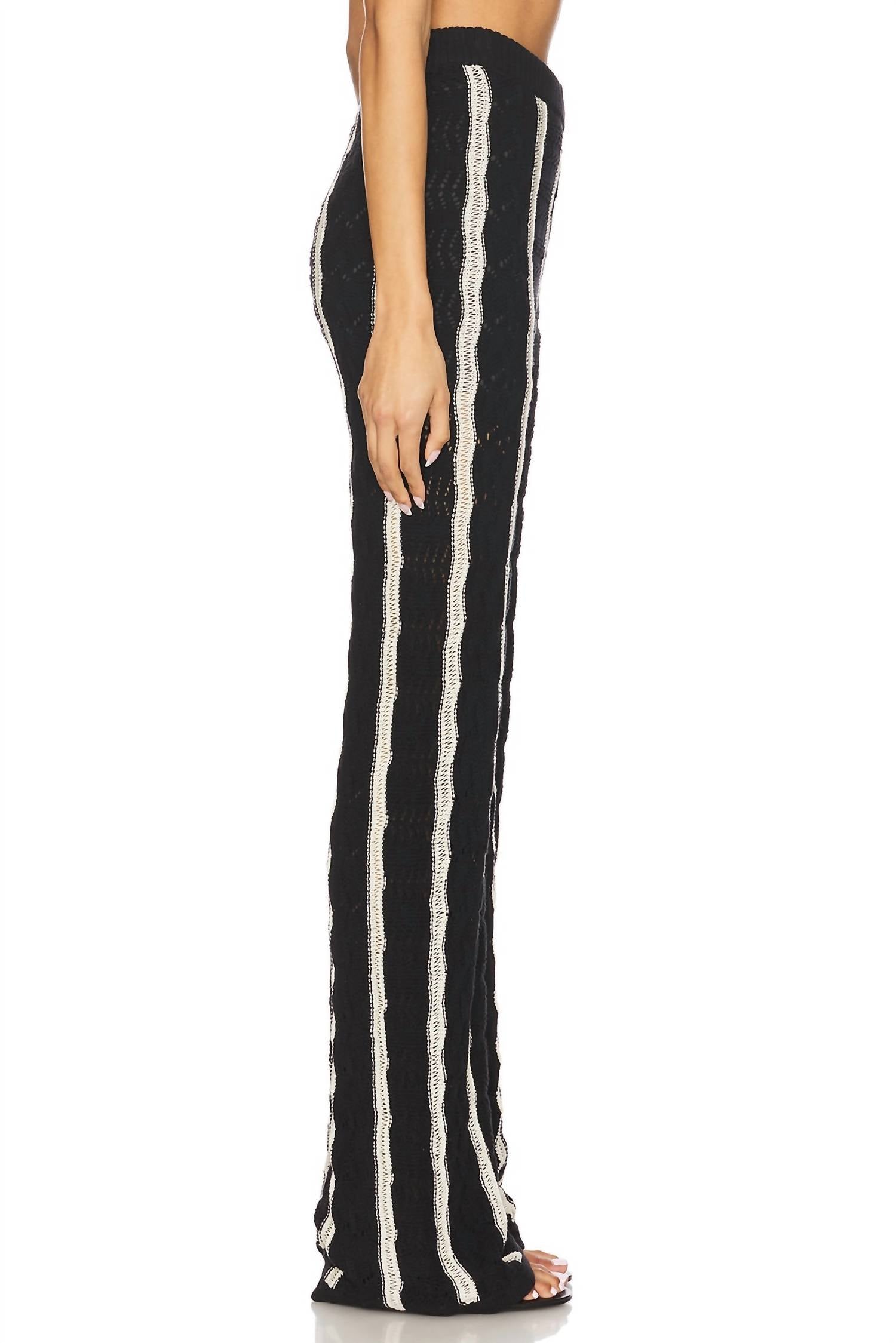 Central Park West - Novelty Stich Midrise Pant