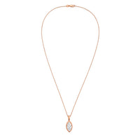 Diana M Jewels - Women's Marquise Lab-Grown Diamond Pendant Necklace (4.00 Ct) - Signature Plus