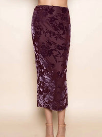 Fore Collection - Brie Bodycon Ankle Length Midi Skirt