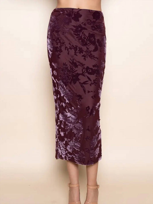 Fore Collection - Brie Bodycon Ankle Length Midi Skirt