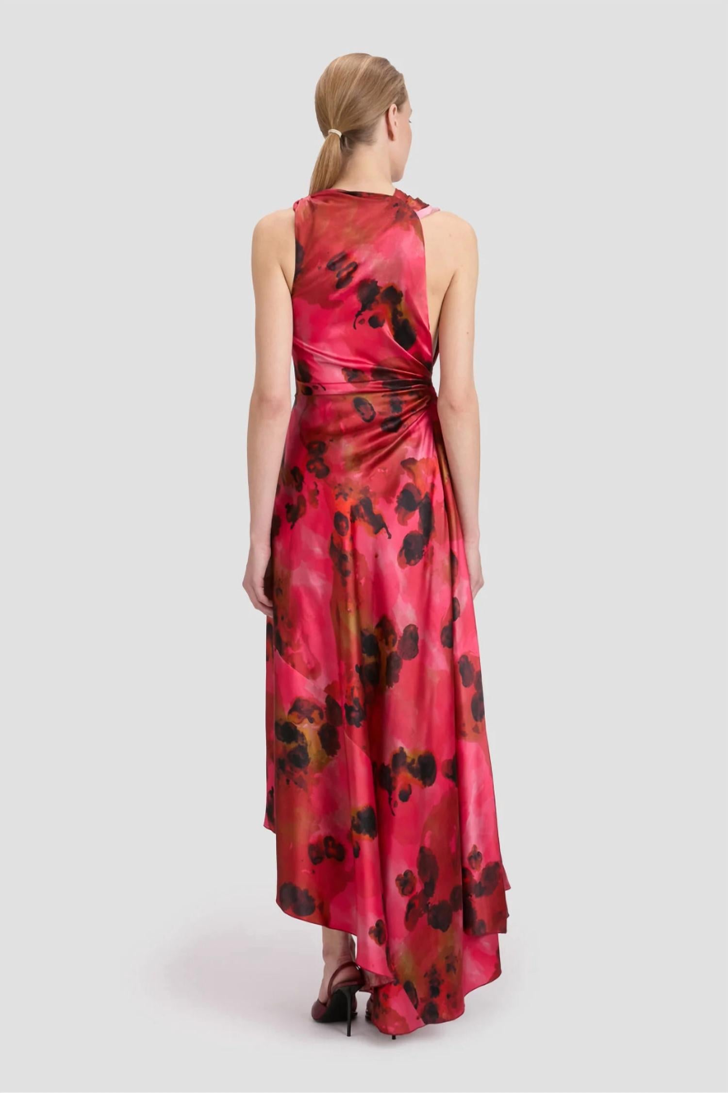 Victoria Beckham - Sleeveless Draped Midi Dress