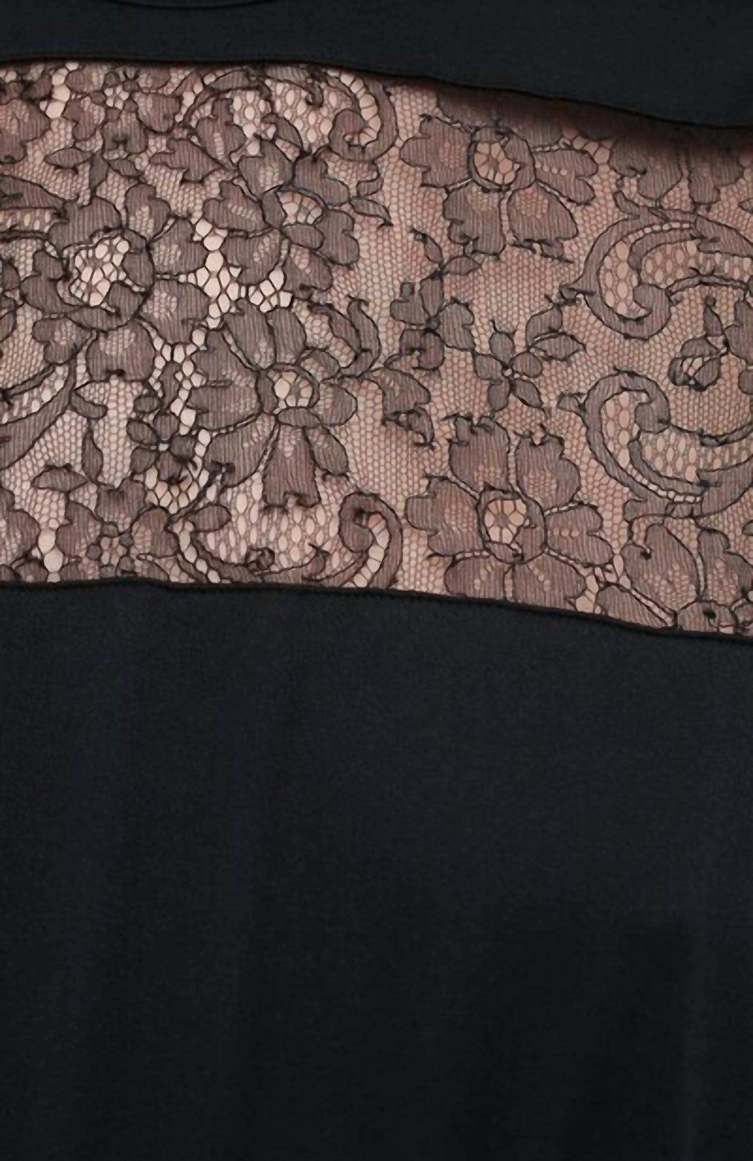 Valentino - Lace Detail Midi Dress