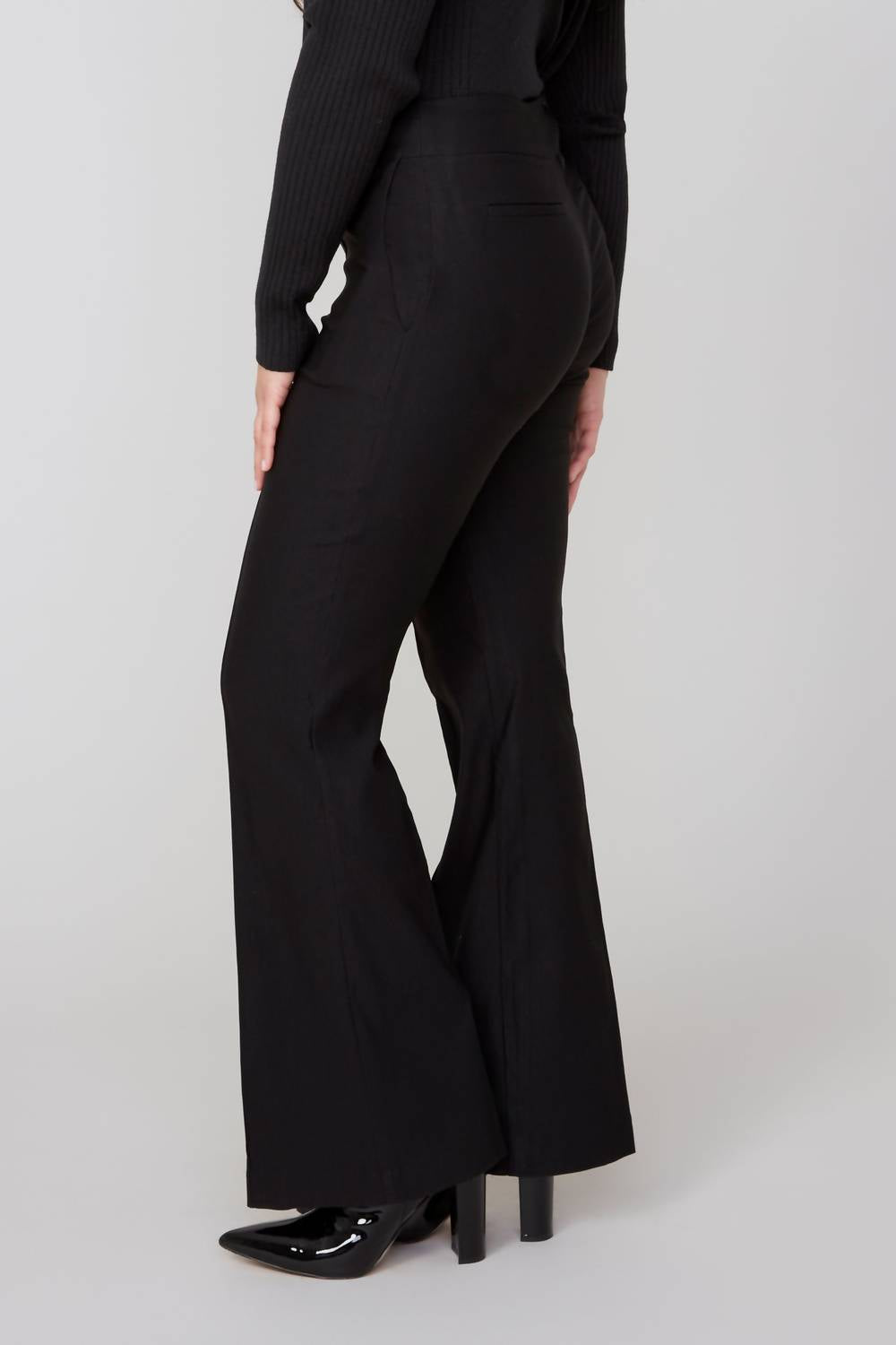 Renuar Pull On Trousers in black - women's pants - view 7