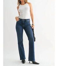 Just Black Denim - Low Rise Vintage Slim Bootcut Jean