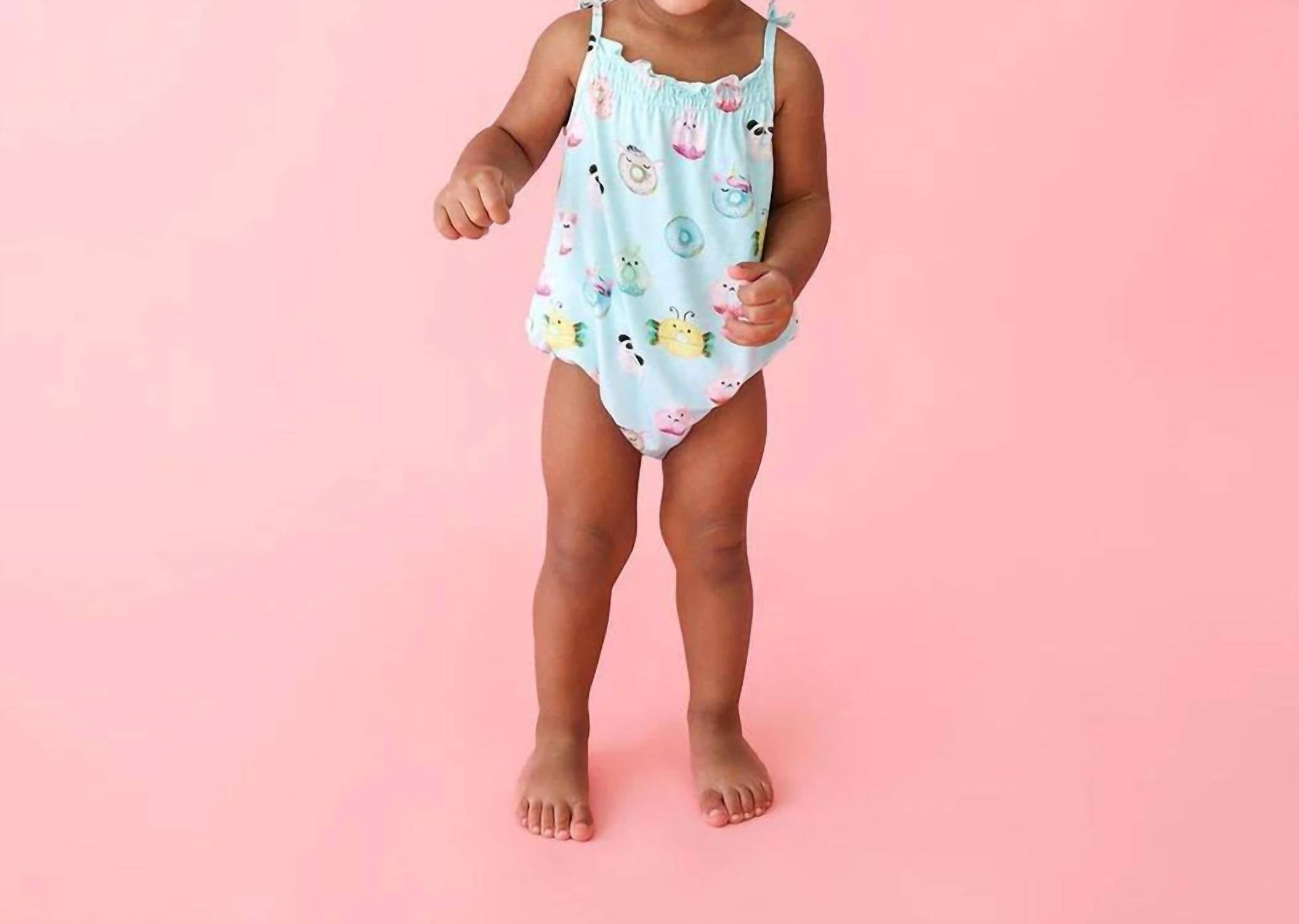 Posh Peanut - Spaghetti Strap Bubble Romper