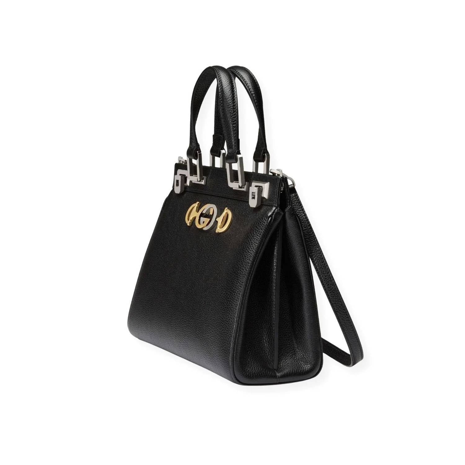 Gucci - Women's Zumi Grainy Leather Small Top Handle Bag