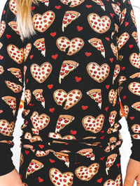 Fletch - Pizza My Heart 2 Piece Bamboo Pajama Shorts Set