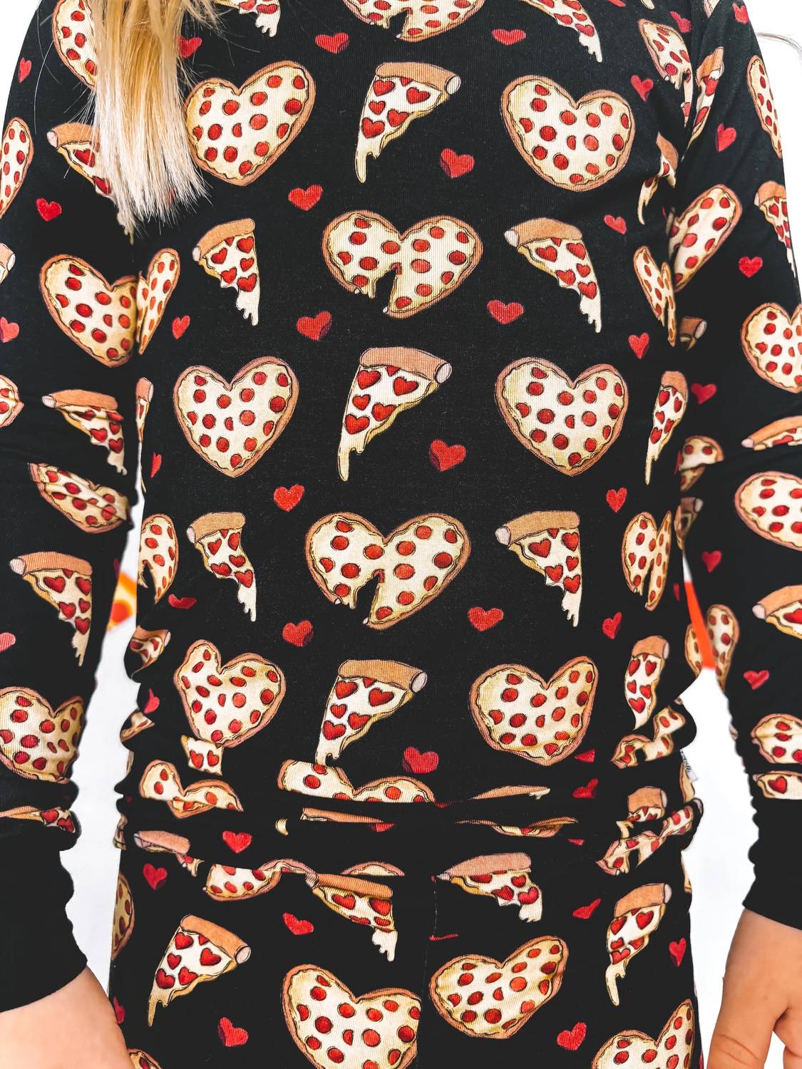 Fletch - Pizza My Heart 2 Piece Bamboo Pajama Shorts Set
