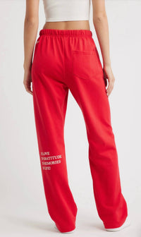 The Mayfair Group - Rich in Life Wide Leg Sweatpants