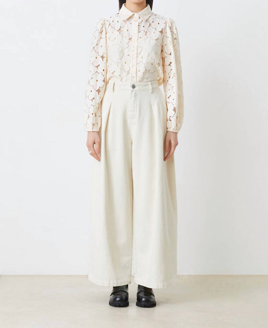 Suncoo - Denim Wide Leg Pants