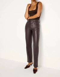 Good American - Icon Faux Leather Pants